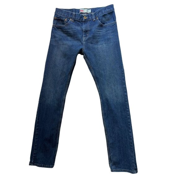 Levi's Womens 511 Slim Straight Jeans Size 20R Blue Denim Classic Casual Pockets - Picture 1 of 11